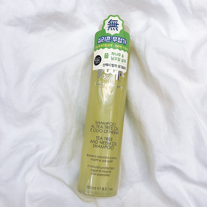 italy premium yuup shampoo tea tree &amp; neem oil 250ml